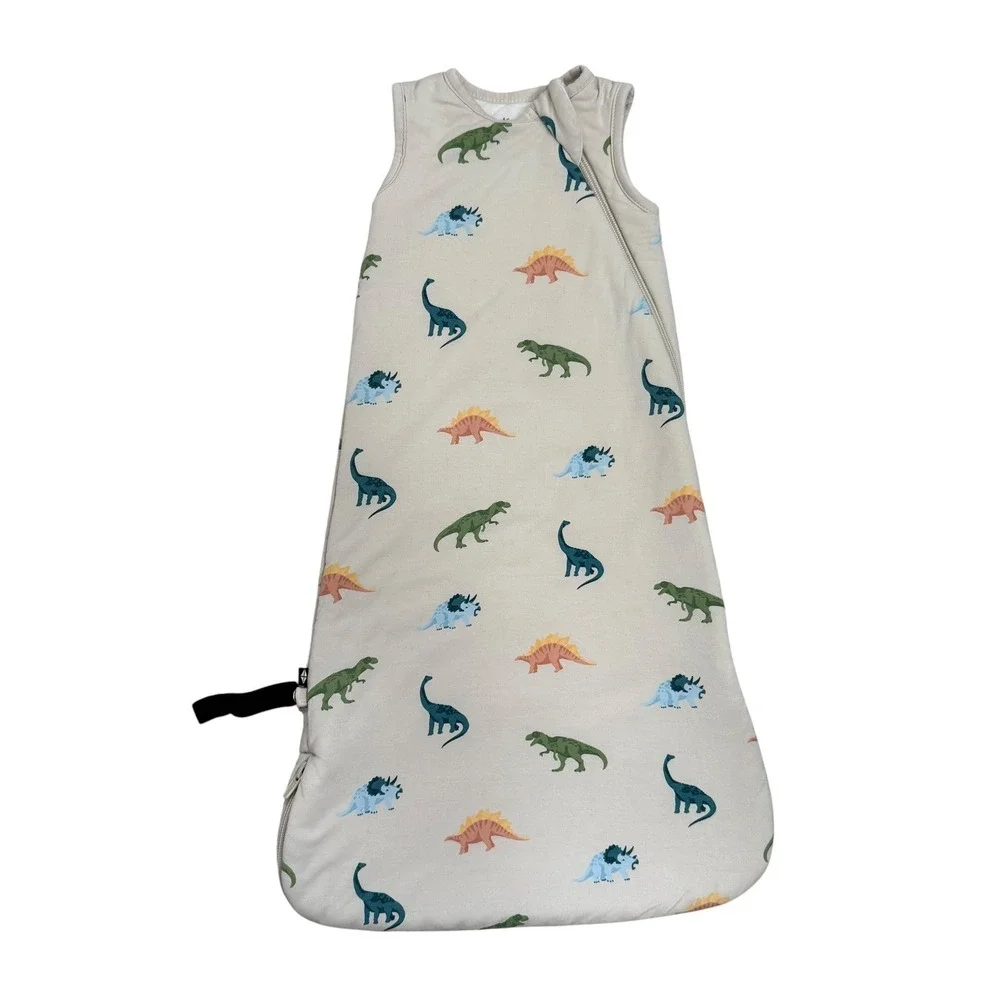 Kyte Baby Dino Print Bamboo Sleep Bag Swaddler Set 1.0 TOG  XS 7-13 lbs Unisex